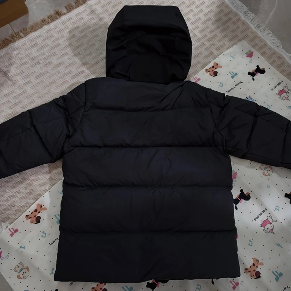 Moncler Black Hooded Down Jacket - Picture 12 of 13